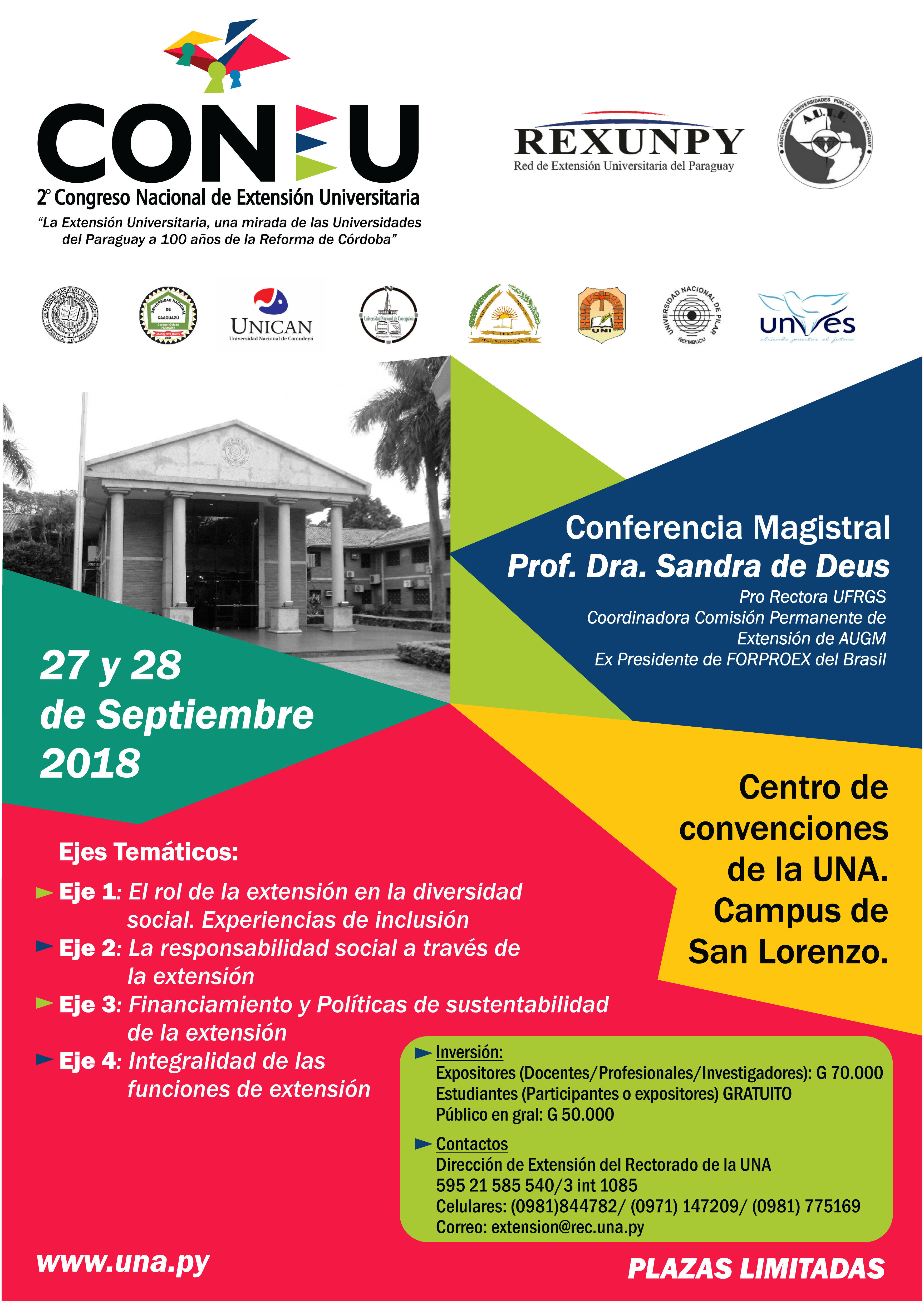 II Congreso Nacional de Extensión Universitaria – Facultad de Derecho ...